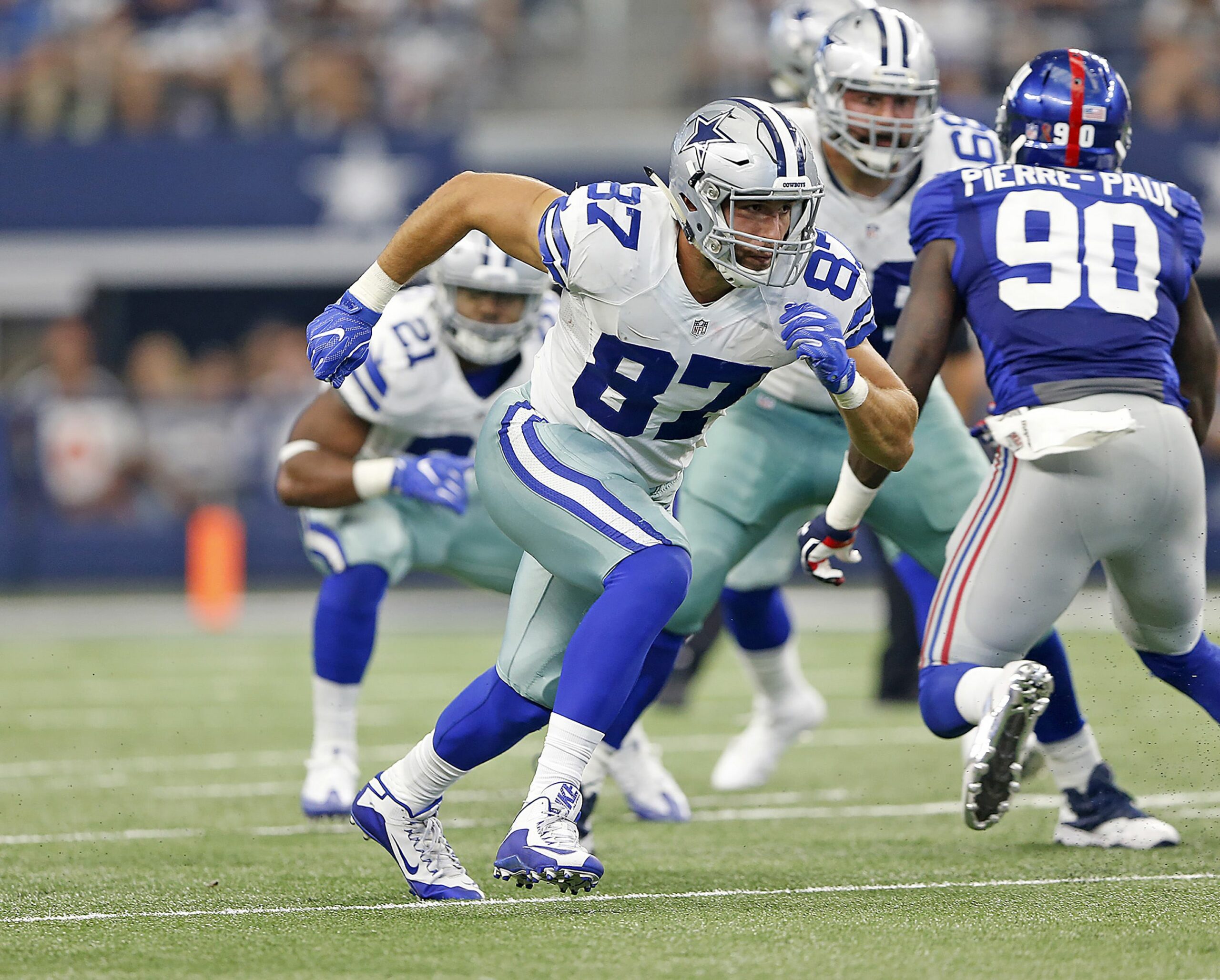 Cowboys TE Geoff Swaim Suffers Foot Injury, Likely Out Until Training ...